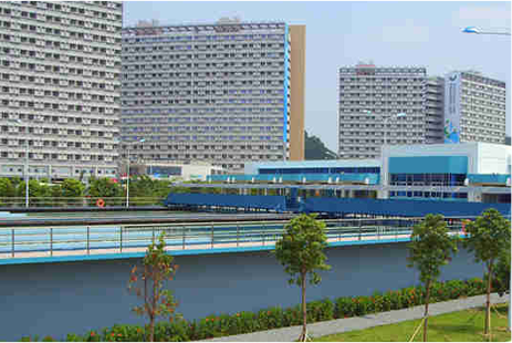 Shenzhen Longgang Central City Water Plant, Guangdong Province
