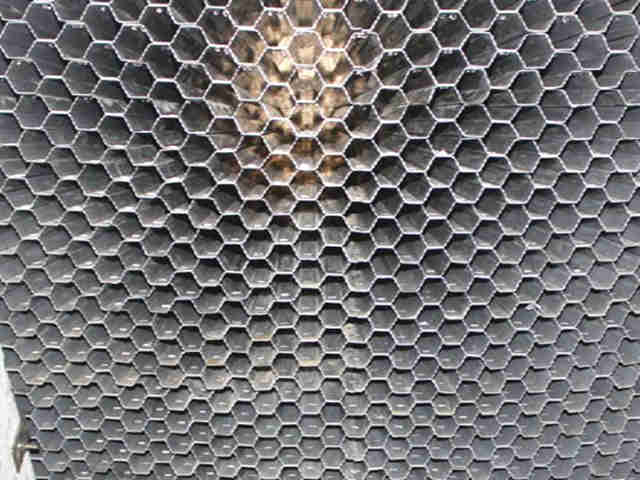 honeycomb inclined tube