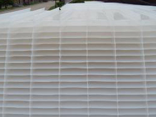 Small gap inclined plate